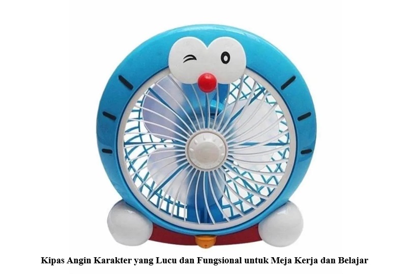 Kipas Angin Karakter yang Lucu dan Fungsional untuk Meja Kerja dan Belajar